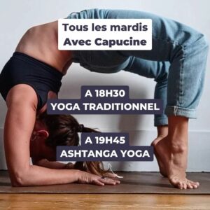 Tous les mardis, yoga avec Capucine