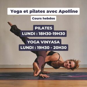 Yoga et Pilates à Rennes avec Apolline