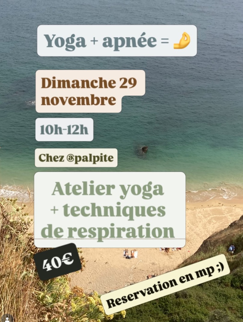 Yoga & Apnée avec Capucine et Qallaing Apnea & Sea